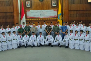 Kaban KESBANGPOL Bali Hadiri Pengukuhan PASKIBRAKA Provinsi Bali Tahun 2022.