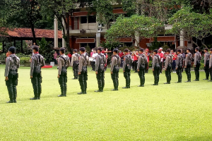 Badan KESBANGPOL Bali laksanakan Gladi Upacara Peringatan Hari Bela Negara.