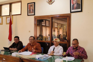 KESBANGPOL Bali laksanakan Rapat dengan FKUB dan BPJS Ketenagakerjaan