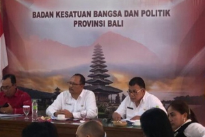 Badan KESBANGPOL Bali laksanakan Rapat Koordinasi Tim Pokja IDI