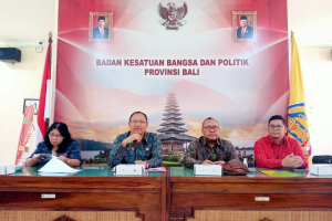Badan KESBANGPOL Bali laksanakan Rapat bersama BPJS Ketenagakerjaan