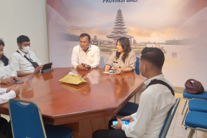 Badan KESBANGPOL Bali menerima Kunjungan BNPT RI