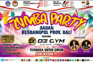 ZUMBA PARTY-Badan KESBANGPOL Bali