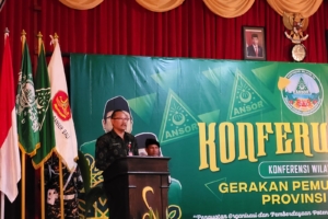 Kaban KESBANGPOL Bali Bacakan Sambutan Pj.Gubernur Bali pada Konferensi Pemuda Ansor Provinsi Bali