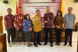 Kaban Kesbangpol Bali Menerima Kunjungan Kesbangpol dan Paskibra Bangka Tengah