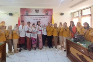 Kesbangpol Bali menerima kunjungan Kesbangpol Sulawesi Tenggara.