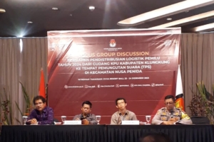 FGD Persiapan Pendistribusian Logistik Pemilu Tahun 2024 di Kabupaten Klungkung