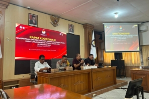Badan Kesbangpol Bali hadiri Rakor Pembahasan dan Penyusunan Jadwal Kampaye Pemilu Rapat Umum Peserta Pemilu Tahun 2024
