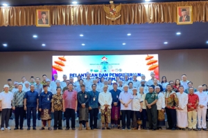 Kaban KESBANGPOL Bali wakili Pj. Gubernur Bali pada Pelantikan Permabudhi Bali