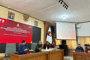 Kesbangpol Bali Hadiri Rapat Evaluasi Tahapan Pemungutan, Penghitungan dan Rekapitulasi Hasil Penghitungan Perolehan Suara Serta Penetapan Hasil Pemilu Tahun 2024.