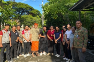 Gerakan Tanam Pangan Cepat Panen di Badan Kesbangpol Bali