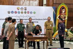 Penandatanganan NPHD Pengamanan Pemilukada Serentak Tahun 2024 di Provinsi Bali