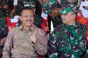 Sekda Dewa Made Indra Hadiri Apel Gelar Pasukan Operasi Puri Agung