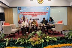 Rapat Monitoring Evaluasi Pelaksanaan Forkopimda dan Persiapan Pelaksanaan PILKADA Tahun 2024.