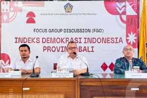 Kaban Kesbangpol Bali Buka FGD IDI Tahun 2024