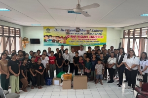 Badan KESBANGPOL Bali Kunjungi Panti Sosial Asuhan Anak di Singaraja