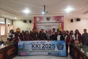 Kunjungan FISIP UNISRI Ke Badan Kesbangpol Bali